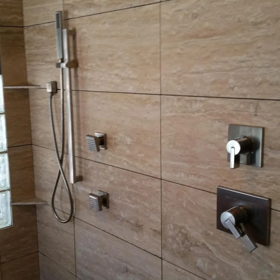Shower fixture installation for Water Heater Replacement in Oceano